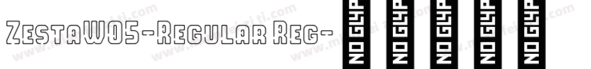ZestaW05-Regular Reg字体转换